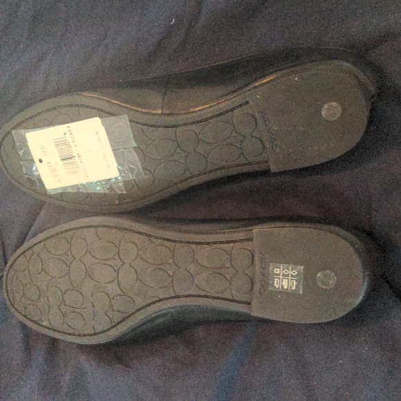 Coach flats, size 6.5, Black - Picture 2 of 3